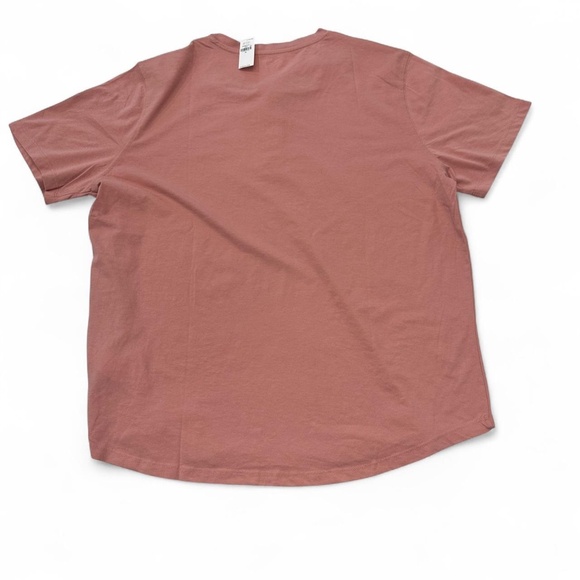 NWT Old Navy Henley Shirt Mens XL Salmon Soft Button Summer Tee - Picture 1 of 5